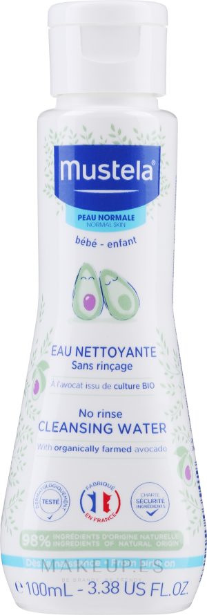 Pack 10 unidades Mustela Baby Agua Limpiadora Piel Normal 50ml